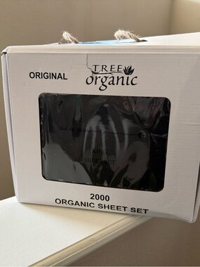 Tree Organic 2000 King Sheet Set - Black